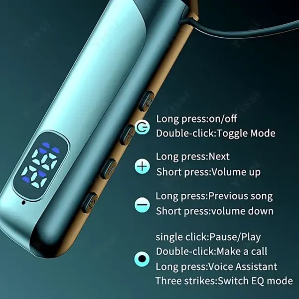 Regrsi NY052 200hours Battery Backup Neackband Digital Display